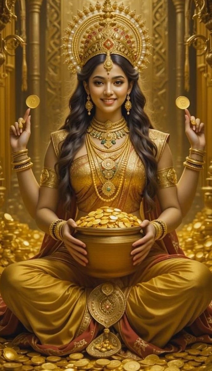 KhushiVibesX's tweet image. जब मां लक्ष्मी प्रसन्न होती हैं, तो घर में बरकत, मन में शांति और जीवन में अपार धन की वर्षा होने लगती है। मां के चरणों में श्रद्धा रखो, मेहनत करो—मां लक्ष्मी अपने भक्तों के घर आने से कभी नहीं रुकतीं। 🙏