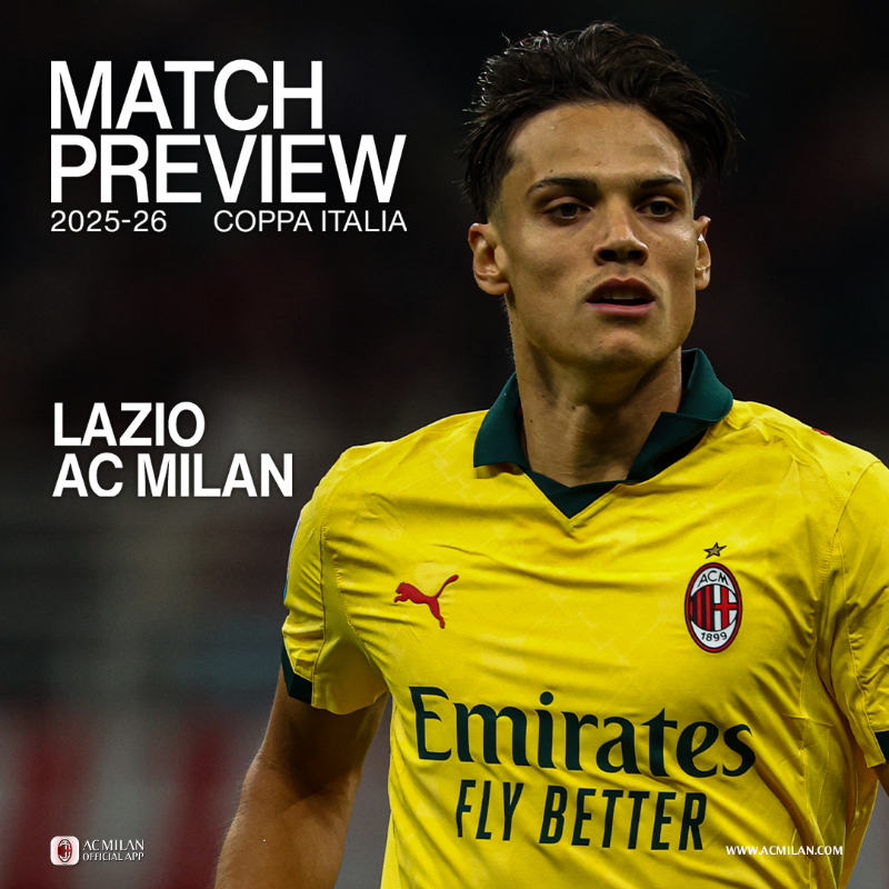 acmilan's tweet photo. ⏳ Match Preview ⏳

Ottavi di Coppa Italia all'Olimpico 🏟
