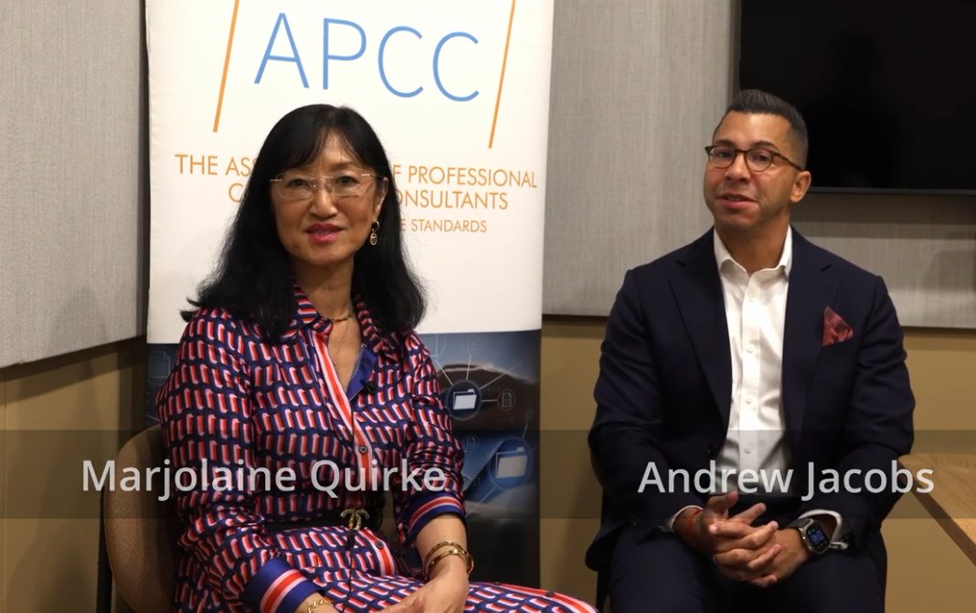 Welcoming new APCC Deputy Chairs, Marjolaine Quirke &amp; Andrew Jacobs.
 
Watch them introducing themselves here bit.ly/APCC-2-new-dep…