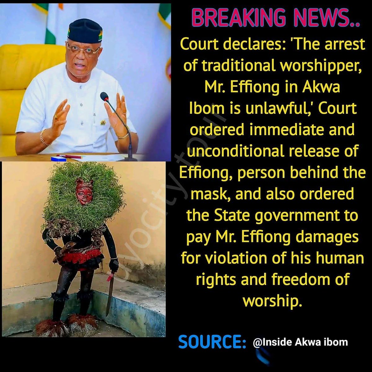 Laughable to the government who went out there to be disgrace. Respect tradition. The god's are wise.