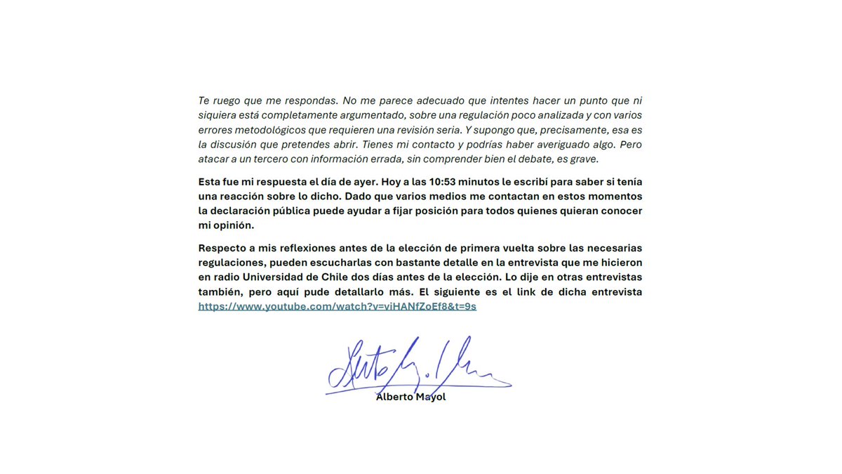 Alberto Mayol tweet media