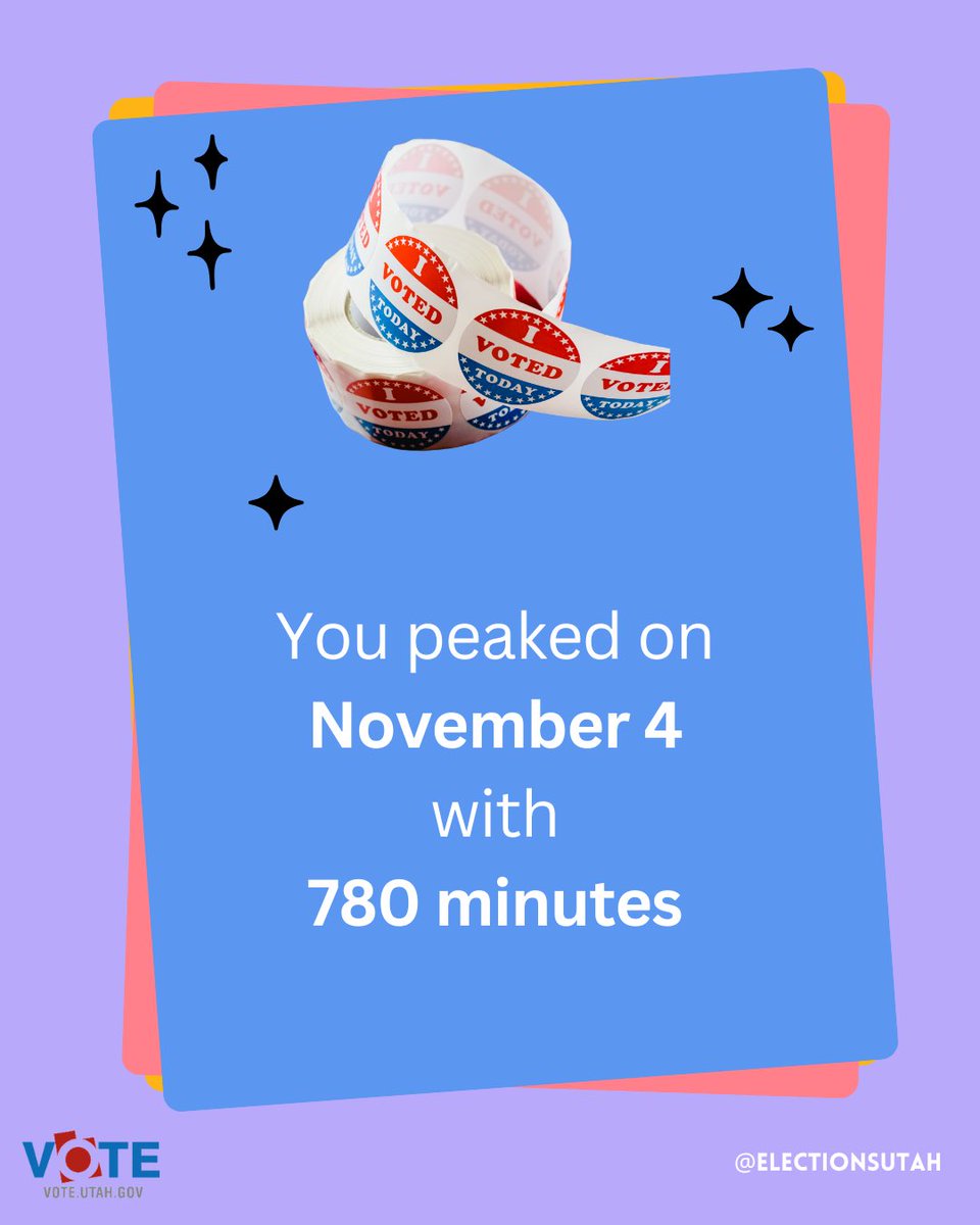 ElectionsUtah's tweet image. It’s that time of year! 2025 was one for the books. Thank you to all of the voters of Utah who make every year special. #utahvotes #elections