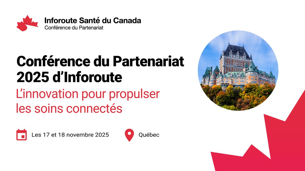En novembre, nous organisions la Conférence du Partenariat 2025 d’Inforoute à Québec. Découvrez notre liste de lecture et visionnez les enregistrements des séances présentées sur la scène principale pour rattraper ce que vous avez manqué. bit.ly/4peFefj