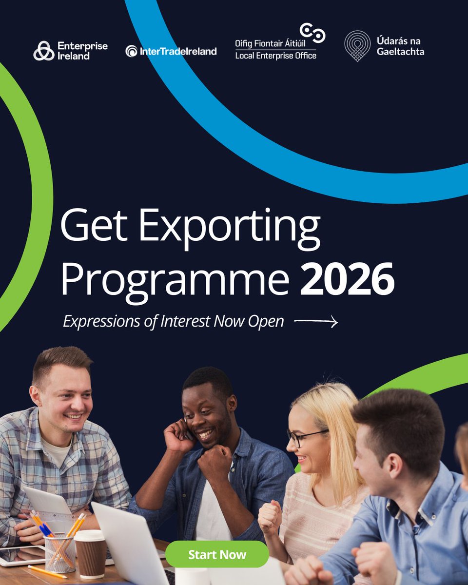 Thinking of taking your business international?

LEO Mayo is now accepting Expressions of Interest for the 2026 Get Exporting Programme.

📷 Express your interest here: bit.ly/GetExporting

#LEOMayo #GetExporting #BusinessGrowth #IrishBusiness #ExportReady