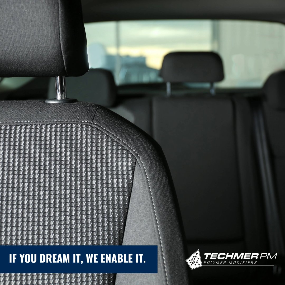 Comfort meets innovation in automotive interiors. 

Techmer PM delivers durable, sustainable textiles that resist UV, abrasion &amp; spills—without sacrificing style. 

Ready to elevate your designs? 

Email globalmarketing@techmerpm.com. #AutomotiveDesign #TechmerPM
