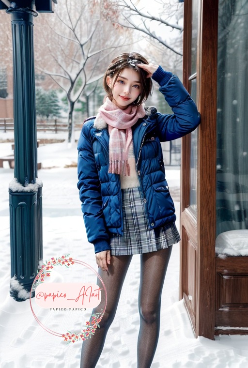 안녕하십니까～おはようございま～す💕
金曜日です～💖寒い寒い💞☺️
笑顔でふぁいてぃん～💕💕
#AIgirl #aiartwork