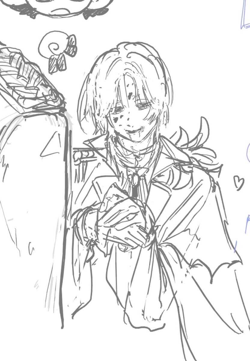 Post by 道を開けてください on X: 絵🍵〜〜〜💙