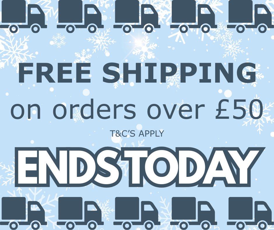 ⏰ Ends today at 5pm!
Spend £50 and get FREE SHIPPING on all plain and printed products site-wide. Don’t miss it! 🎉