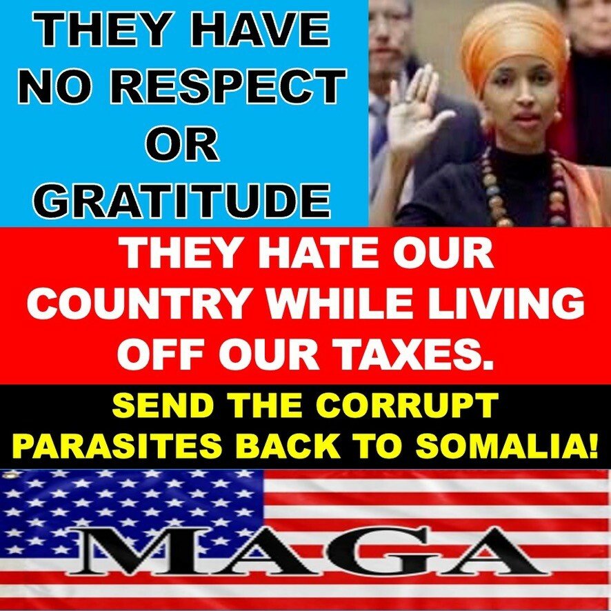 America is not the world's landfill.

Trump: Omar 'Garbage,' 'Don't Want' Somalis in US

newsmax.com/newsfront/dona…
#MAGA #DeportThemALL