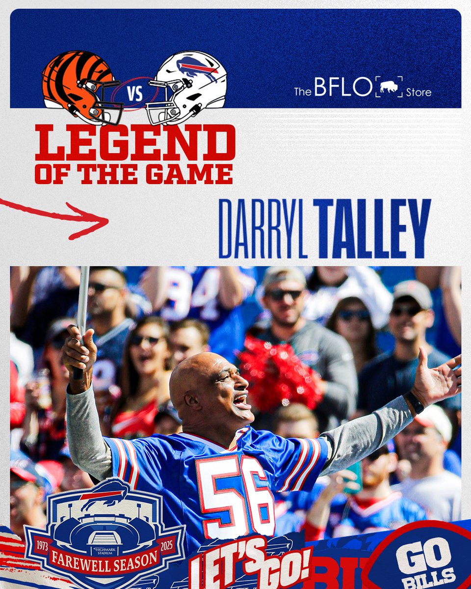 See you Sunday, Spiderman‼️

<a href="/DarrylTalley/">Darryl Talley</a> will be back at <a href="/HighmarkStadm/">Highmark Stadium</a> this weekend as our Legend of the Game. 

Here's your chance to win a signed football and a $250
<a href="/thebflostore/">The BFLO Store</a> gift card: bufbills.co/4rDdi6s