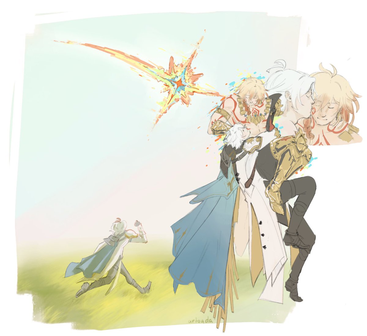 artoada's tweet image. First vs Recent #phaidei 
I think I’ve improved :D