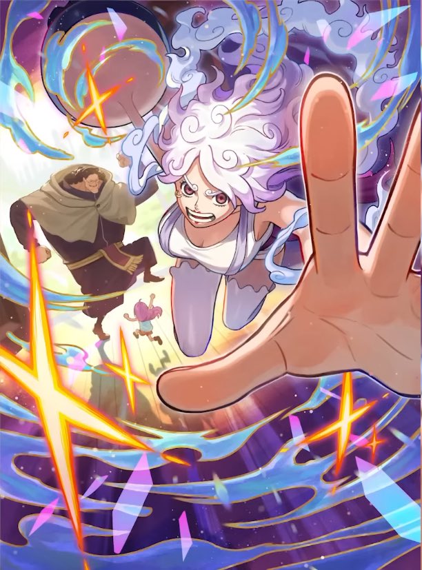 A new Bonney art for the Card game, with Kuma in the background! ❤️🐾🐻