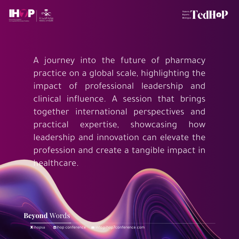 Step into the next level of pharmacy practice!   

Join us in "Pharmacy in Next Level: International Perspectives on Clinical Impact and Professional Leadership" by Dr. Derek Stewart &amp; Dr. Mary Nauffal    

See you at Siwar Hall!
Join us now: 2u.pw/KGMbcX