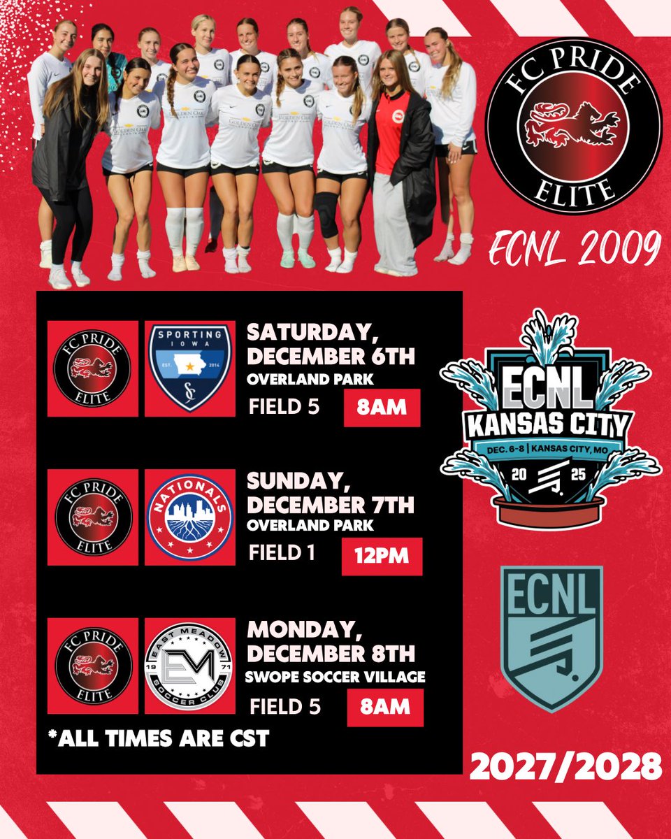 FCPride_ECNL09G's tweet photo. Packing up all the blankets, hats, and hand warmers…heading to Kansas City!!
We have a team of eager 2027 &amp; 2028 players, ready to make their mark!!

@FCPGirlsEcnl
@ImCollegeSoccer
@ImYouthSoccer
@PrepSoccer
@UncommittedGrls
@TopDrawerSoccer
@ECNLOhioValley
@ECNLgirls https://t.co/NunEisCcYm