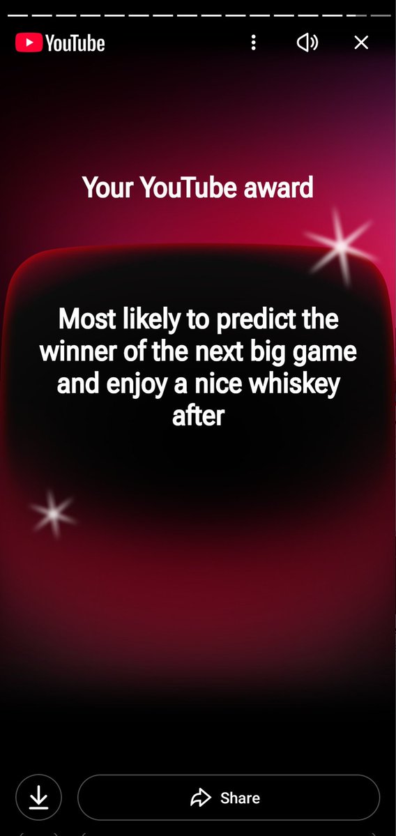 Thanks YouTube, this feels very accurate.