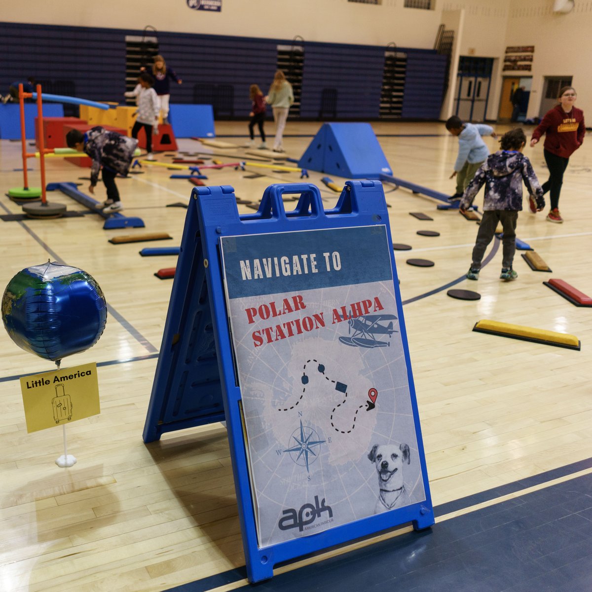 From book club to movement mission 📘➡️🏃‍♀️
Admiral Byrd MS families navigated our parkour “ice floes” to Polar Station Alpha. Want this at your school, library, or park? We bring the course, you bring the explorers. @shapeamerica @VAHPERD <a href="/ShenCoParksRec/">SCPR</a>  <a href="/VirginiaSFMA/">Virginia Sports Field Management Association</a> <a href="/WincVAgov/">Winchester City VA</a>
