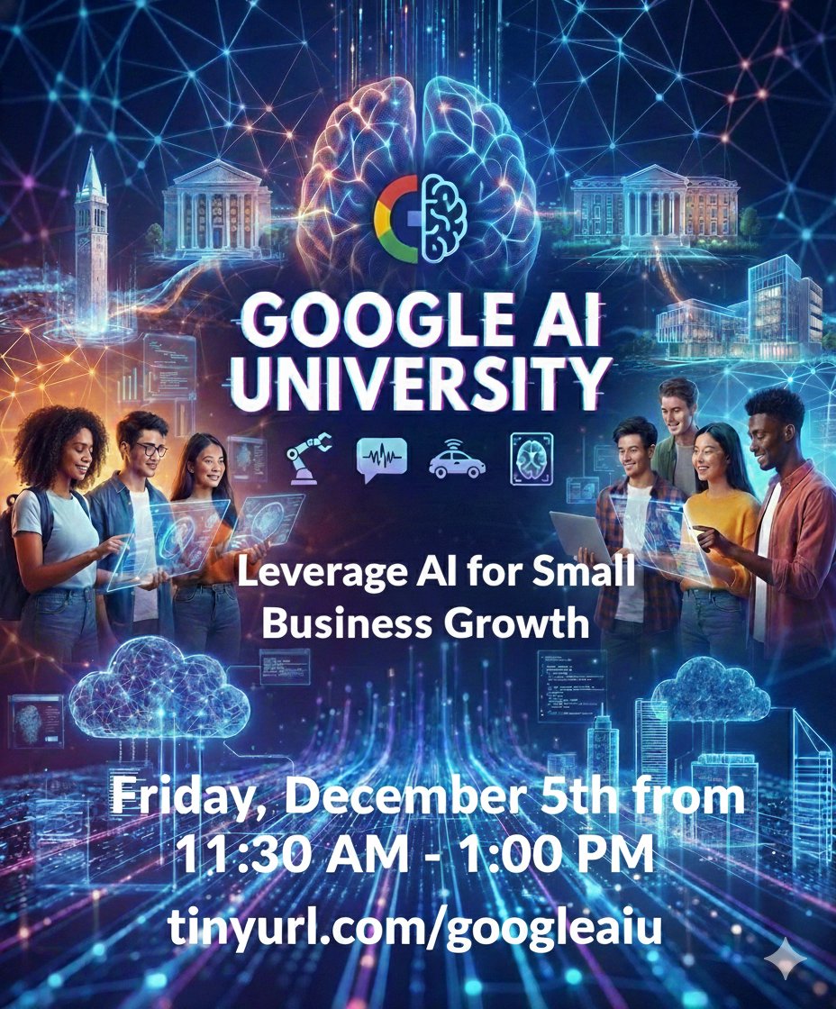Unlock the power of AI for your business! 🤖
🗓️ Tomorrow, Dec 5 ⏰ 11:30 AM CT
Discover how to streamline operations &amp; personalize marketing.
👇 Secure your spot: monkeylink.co/3ec2fb 
#AIForSmallBusiness #Webinar #SBDC #UWF