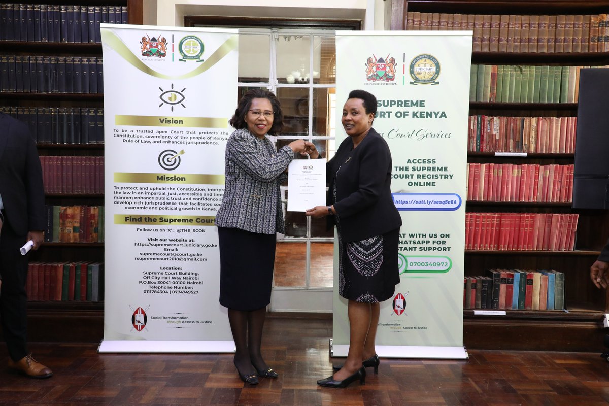 The Supreme Court of Kenya Conducts Performance Evaluation for FY 2024/2025

Today, the Hon. Deputy Chief Justice &amp; Vice President of the Supreme Court, Philomena M. Mwilu, led the Supreme Court  in a comprehensive evaluation of the Court’s performance for the Financial Year