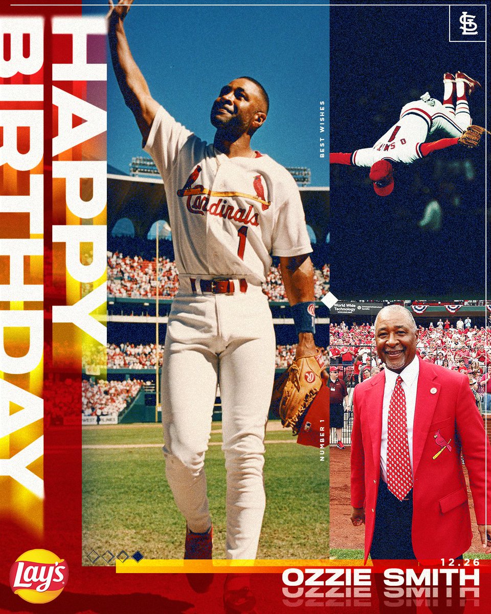 Go crazy, folks! It's Ozzie Smith's birthday! 🎂