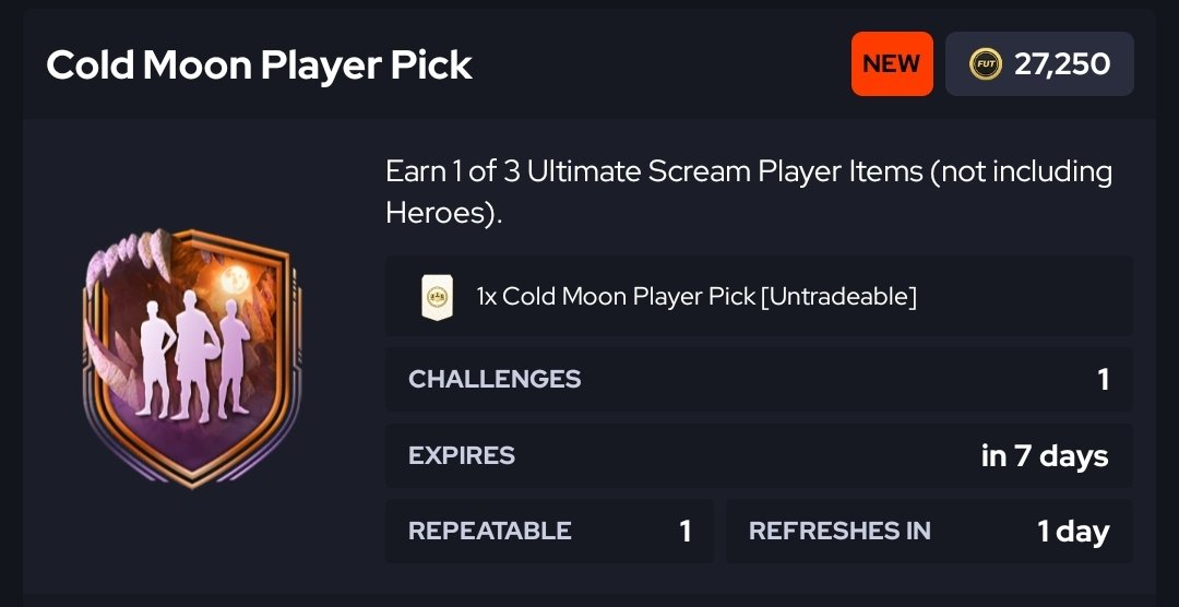 UPC_Academy's tweet image. 🎄 ¡CONTENIDO 4 DE DICEMBRE DE 2025! ❄️

GENERAL:
📰 Previsualización Sobre Oro

SBC:
🧩 Pick Ultimate Scream (85*)
🧩 Marquesinas

* = IF

OBJETIVOS:
🎯 Objetivos Semanales

#EAFC26 #EAFC #FIFA26 #FC26

👉🏻 @Adrian28CA