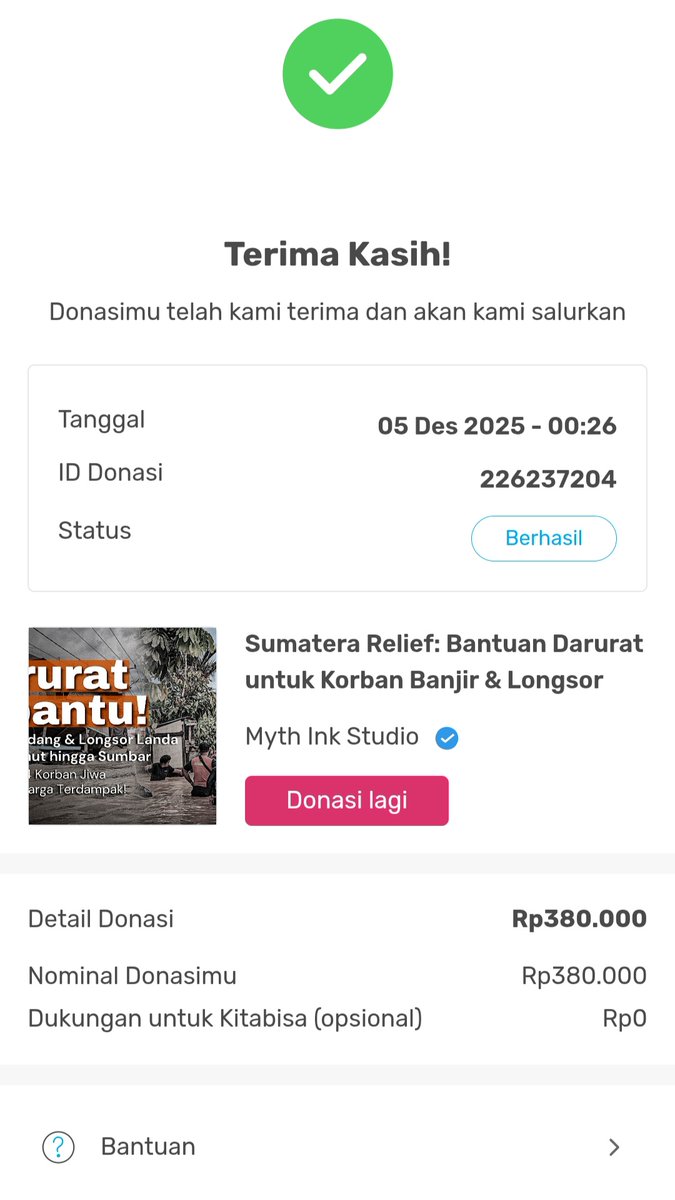 Evelyndayoo's tweet photo. Malam tadi adalah malam ke-4 charity stream solo ku, alias hari terakhir. Dan ini adalah hasil dari penggalangan dananya. Yang di sebelah kiri adalah hasil dari sociabuzz pribadi ku yang sudah di salurkan ke website kitabisa, sedangkan yang di sebelah kanan total seluruh donasi. https://t.co/13Hfioj2jM