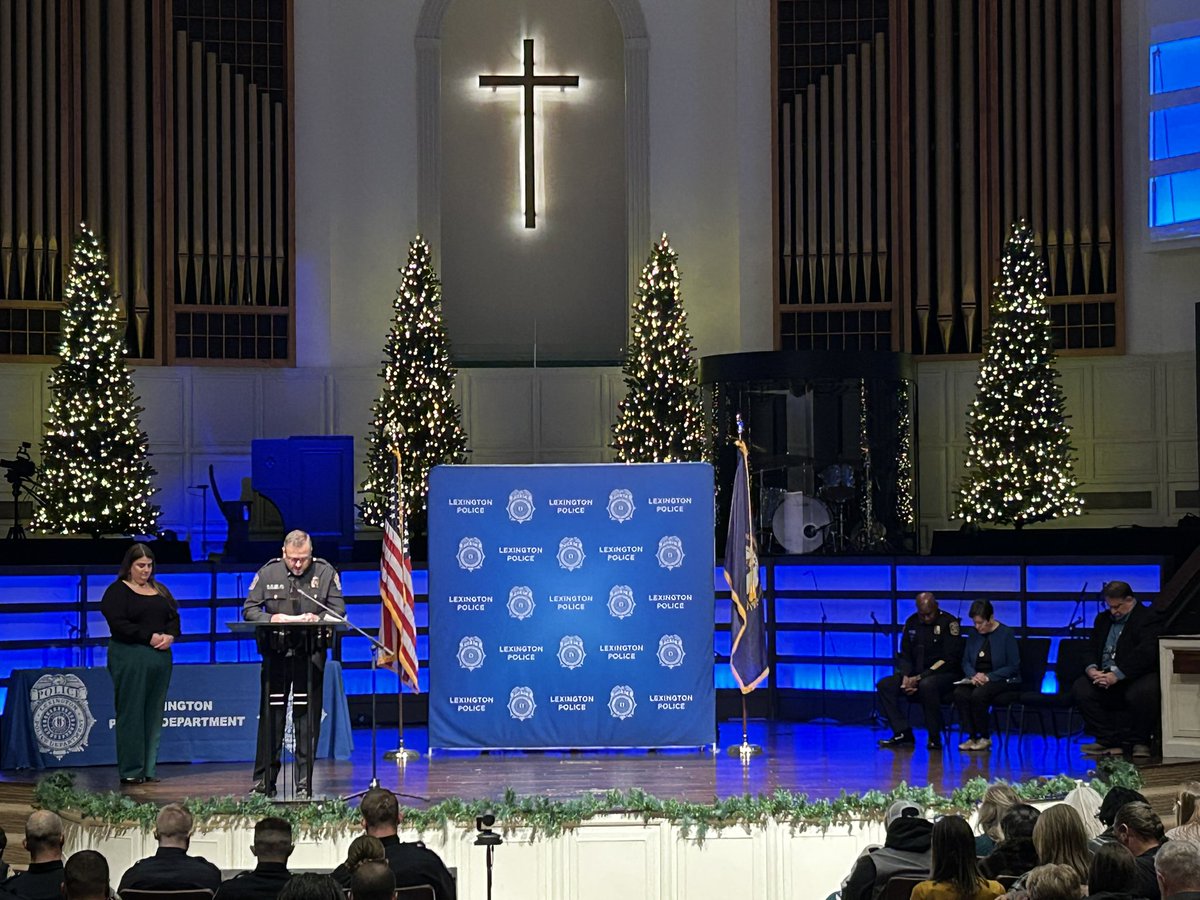.<a href="/lexkypolice/">Lexington Police</a> Chief Lawrence Weathers addressing the graduating class of new officers for the dept. <a href="/LEX18News/">LEX 18 News</a>