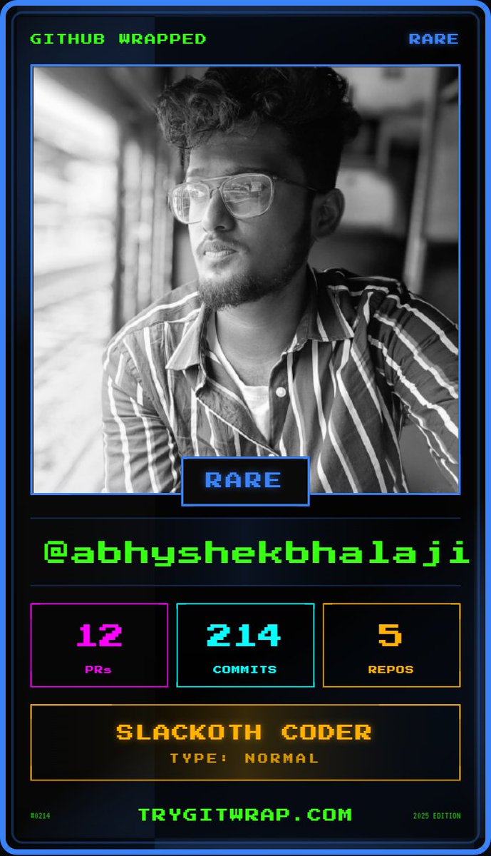AbhyAtTech's tweet image. What do you meannnn  :)

#githubdev 
#githubwrap
@github