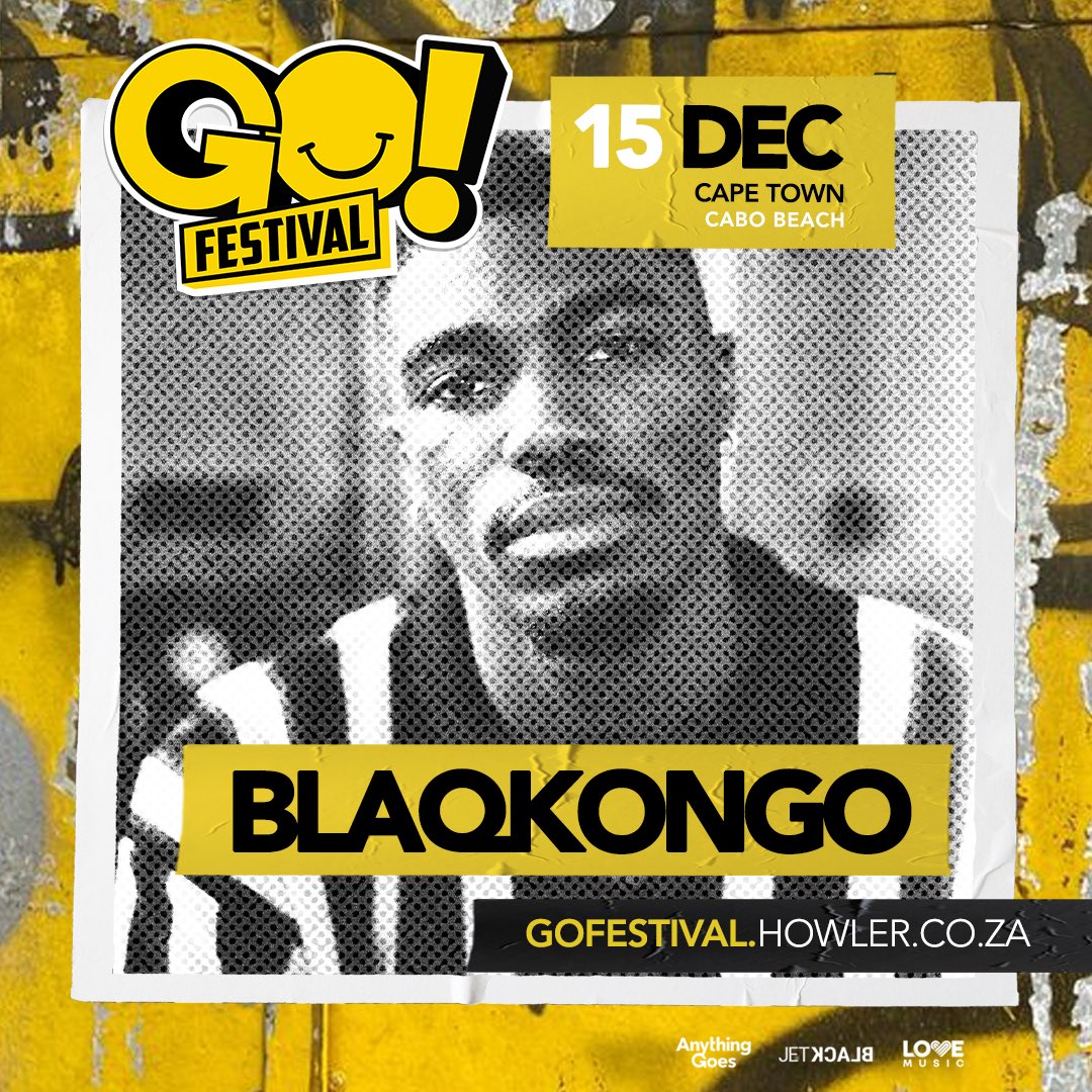 GOFestOfficial's tweet image. The rhythm keeper returns.
@blaqkongomusic joins @CarlitaMusic_, @ryx, SAMM and more at GO! Festival next weekend 

Tickets on sale now at gofestival.howler.co.za

15 December - Cape Town

#LetsGo #GOFestival