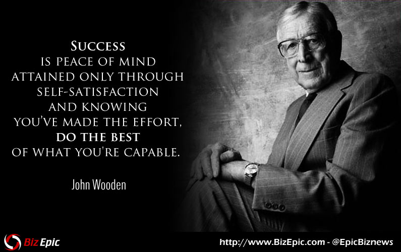 Coach Wooden talks a lot about teaching and his early experience as a high school teacher.  He develops and reiterates his philosophy of giving best effort and letting the final score take care of itself. He mentions games when they were outscored, but he considered it a win.