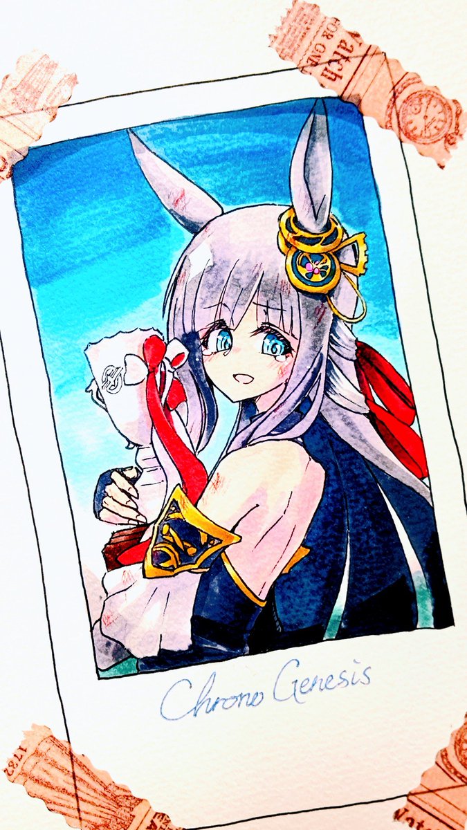 初描きクロノジェネシスちゃん。
いいよね……