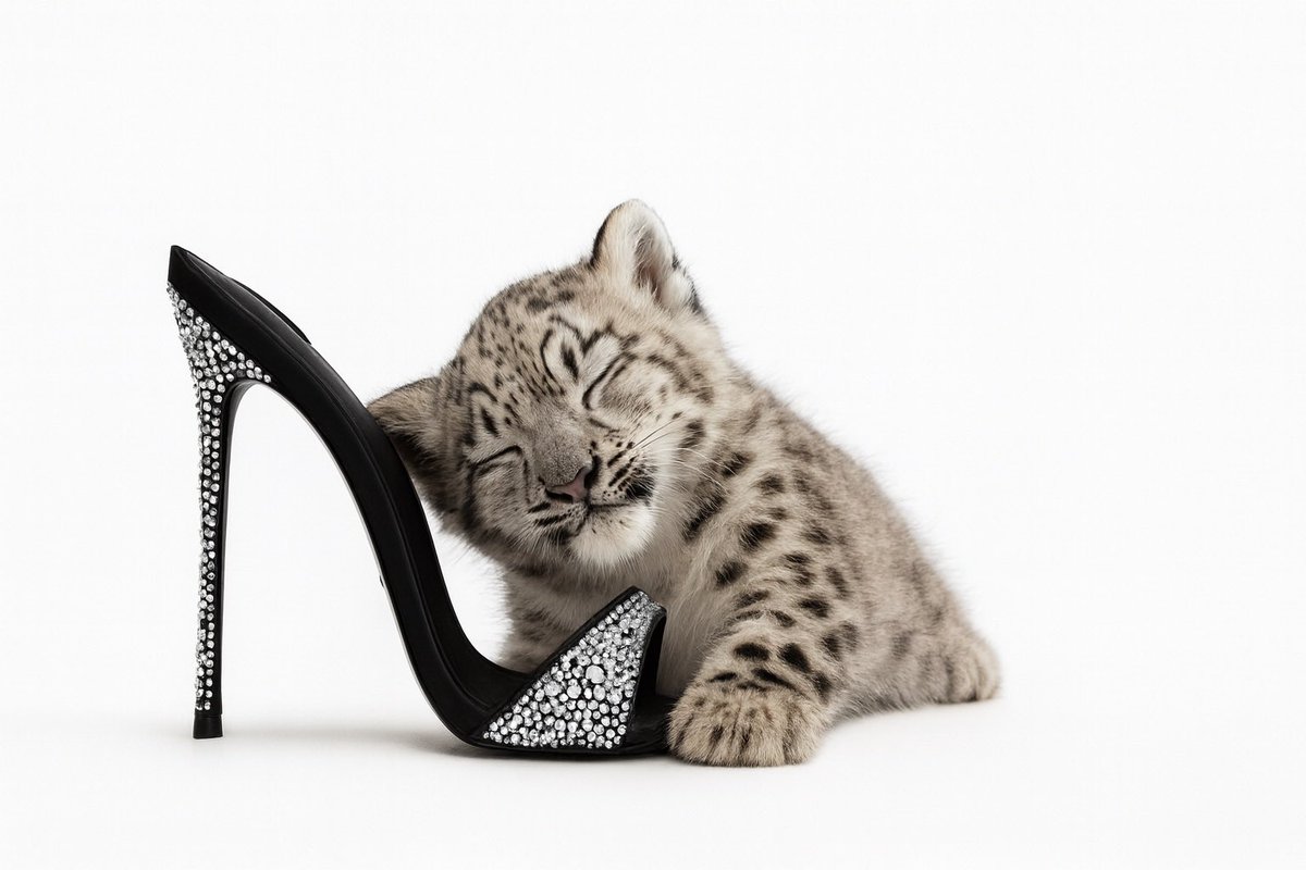 KandeeOfficial's tweet photo. Because even a snow leopard knows where the true sparkle is… ❄️💎 https://t.co/zcRHtkCWlP
#FancyAsFck #Kandee #KandeeShoes #KandeeGirl #CaviarCollection #LuxuryHeels #CrystalHeels #SparkleSeason #HighHeelsDaily #ShoeGoals #LuxuryLifestyle #EditorialShoes https://t.co/CyowAKWOJJ