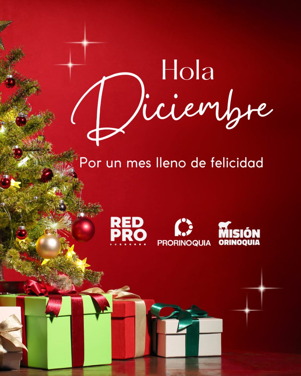 Diciembre nos encuentra listos para seguir contribuyendo a construir el desarrollo de la #Orinoquia . Desde Prorinoquia, nuestros mejores deseos de prosperidad y bienestar.

#FelizJueves
