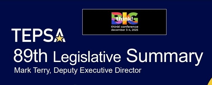 Thank you <a href="/tepsamark/">Mark Terry</a> for a great session on the 89th Legislative and its impact on schools <a href="/lead4ward/">lead4ward</a> #thinkbig