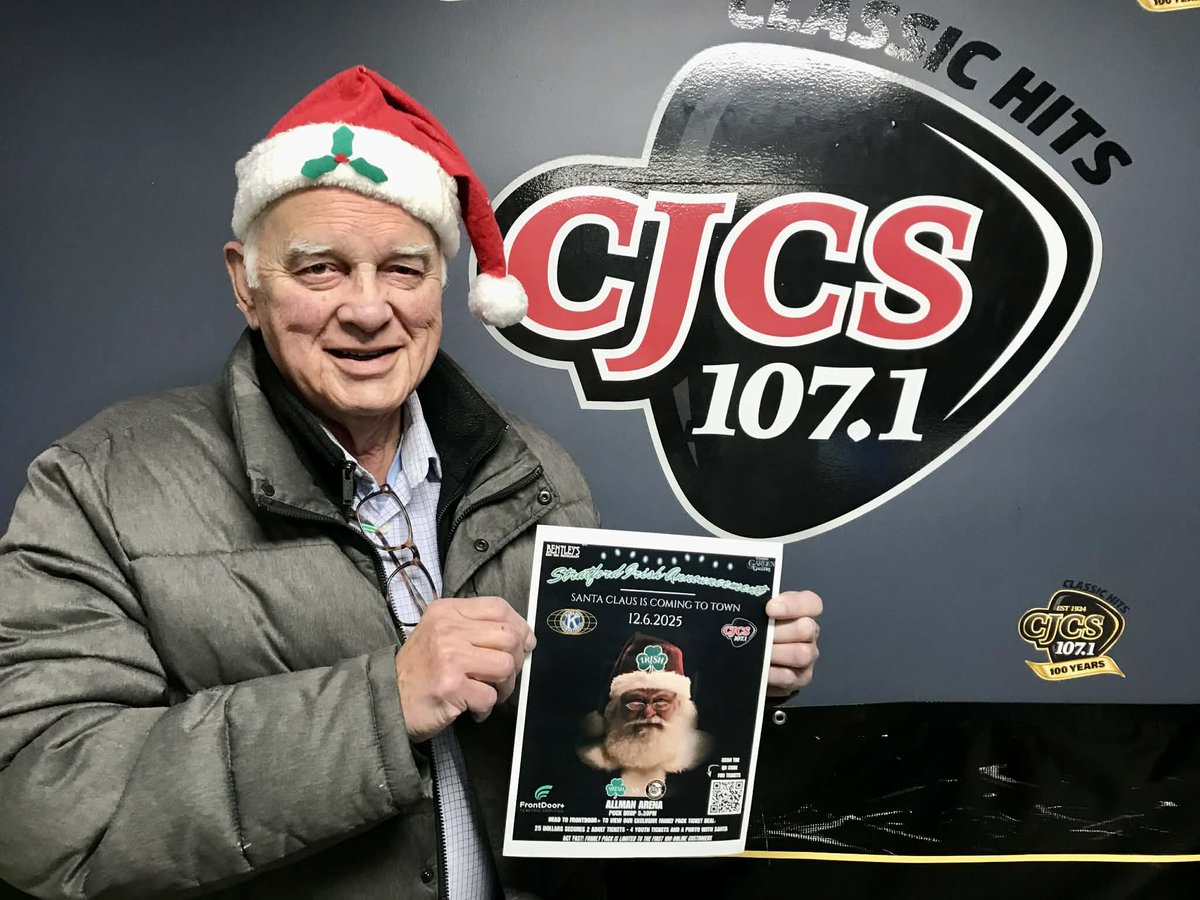 Jamie: Nice to check in with Dave Evans from Kiwanis Club of Stratford. Shout out to the Optimist Club of Stratford for their generous donation to the CJCS Kiwanis Christmas Basket Fund. Dave also spotlights more events coming up : drive.google.com/file/d/14Pc-Tz…