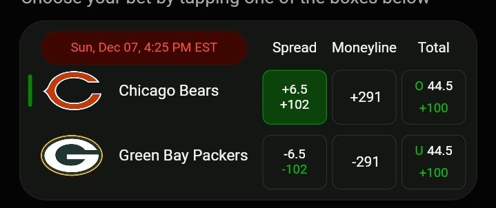StingBets's tweet photo. @Dataman422 Week 14 picks 1-4
All plays are 1 unit

Lions -3  -101
Bills -5.5  -101
Buccs -8.5  +100
Bears +6.5  +102 https://t.co/SB04dXbFNe