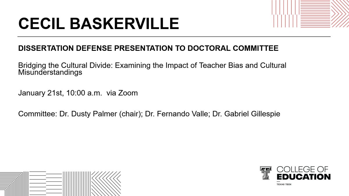 Texas Tech College of Education tweet media