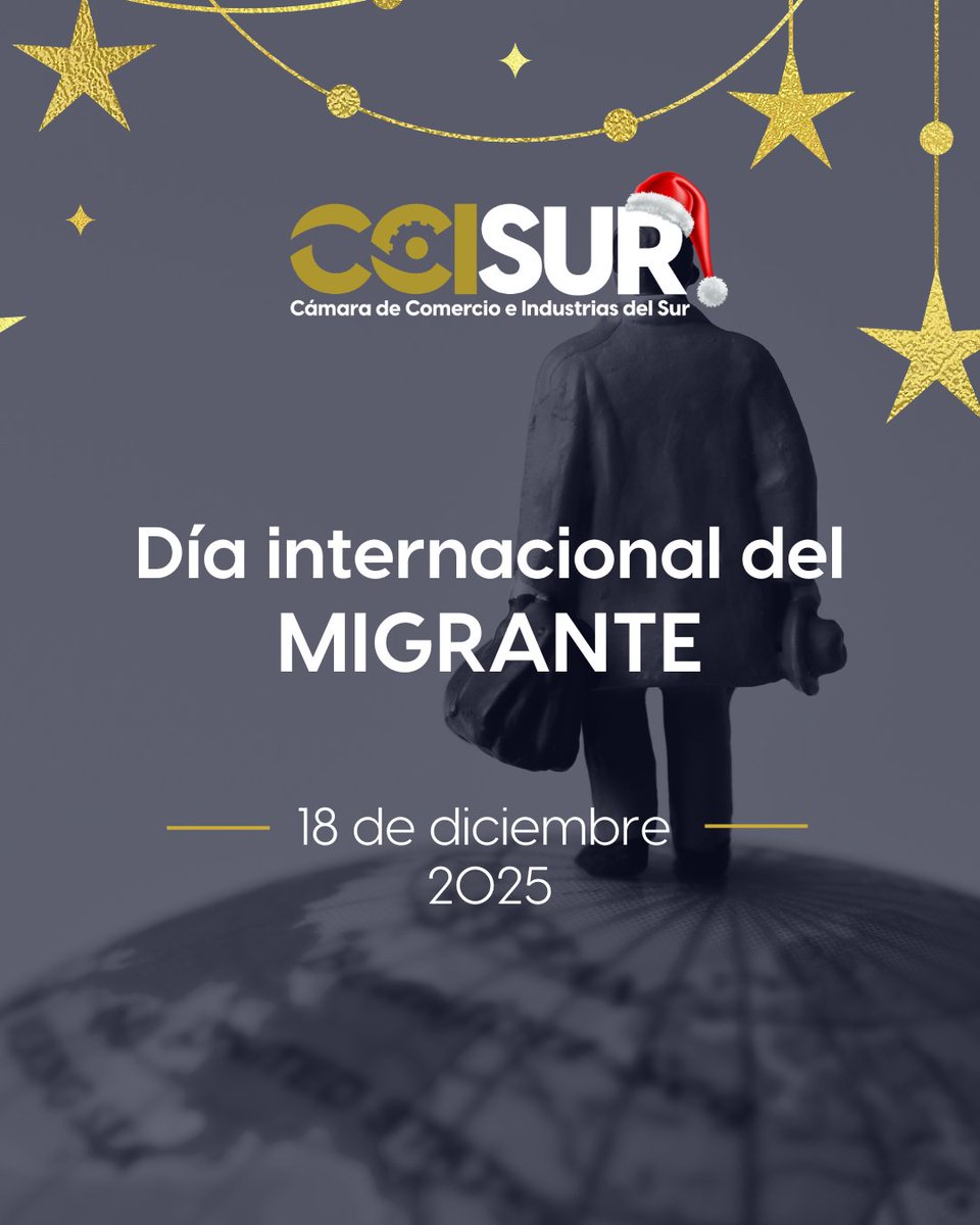 🌍🕊️ Hoy reconocemos la valentía, resiliencia y esperanza de quienes cruzan fronteras en busca de nuevas oportunidades y un futuro mejor.
Defendamos sus derechos, dignidad y bienestar, porque cada historia migrante merece respeto y humanidad. 💙🤝