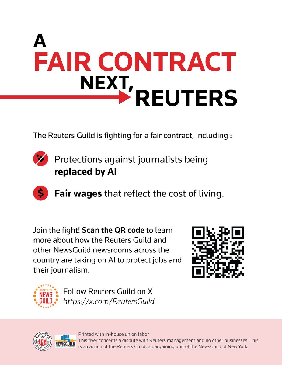 Reuters Guild tweet media