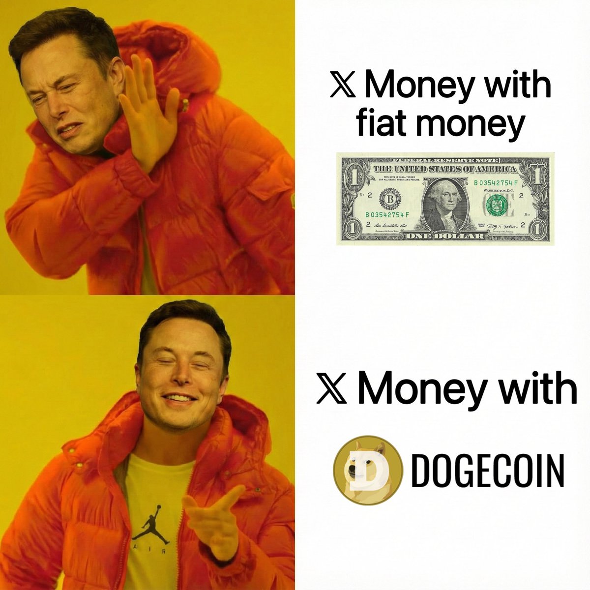 Why I believe <a href="/XMoney/">X Money</a> will be launching with Dogecoin? 

Most entertaining outcome is most likely.