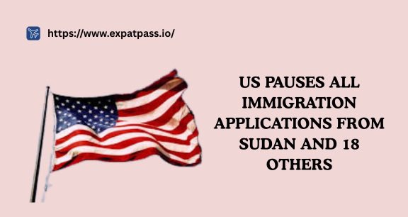 ExpatPass's tweet photo. US pauses all immigration from Sudan, 18 other countries.
DHS halts green card and citizenship applications in sweeping pause. Travel and immigration for nationals from Sudan and 18 listed countries are significantly impacted.
#DHS #ImmigrationBan #Sudan #GreenCard #USA https://t.co/fjuvm7CkQJ