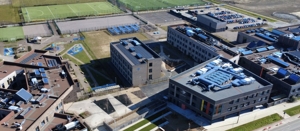 Our recent case study detailed the supply to Northstowe Learning Community of Aluminium Louvres. Consistent ventilation is essential for the MVHR units and plant equipment to operate effectively, efficiently, and safely #louvres #aluminium #casestudy