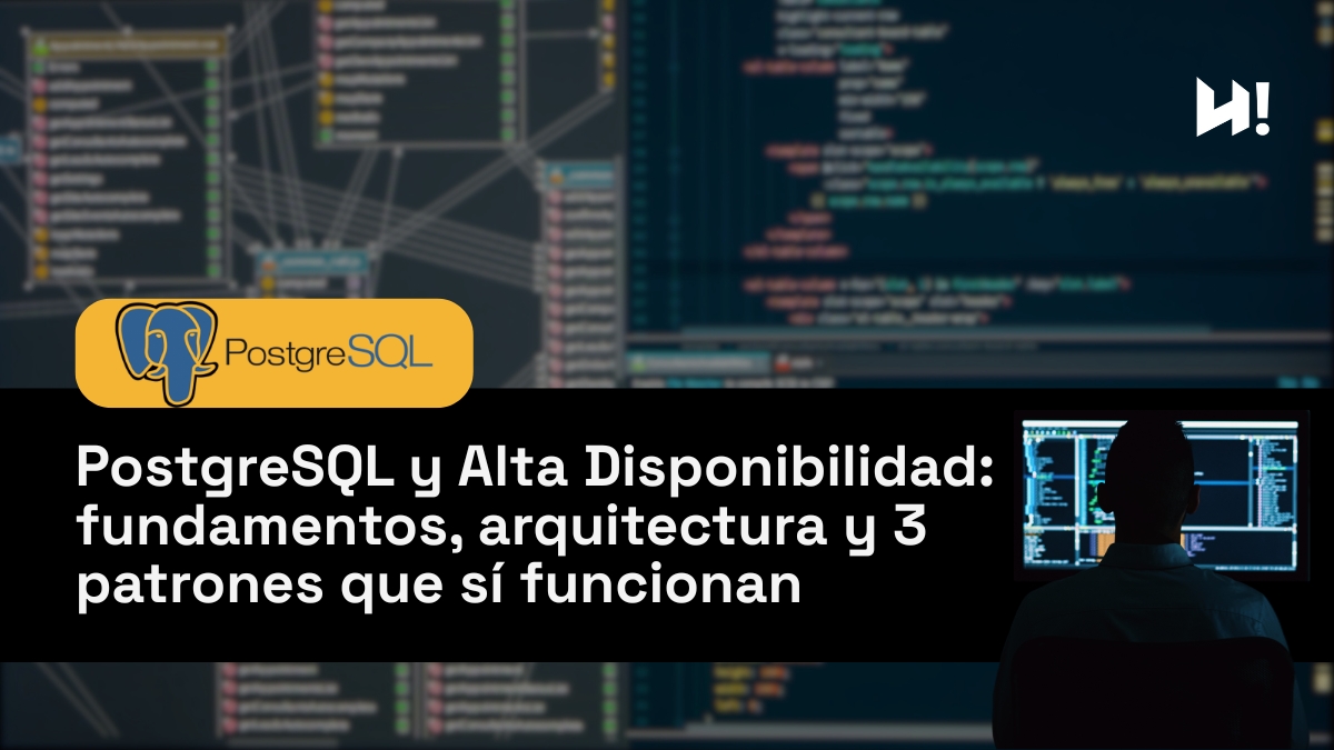 HoplaSoftware's tweet image. Si te estás planteando HA o multi-región en PostgreSQL, esto te interesa.

RTO/RPO → arquitectura (no al revés). La clave no es copiar stack, es diseñar según tu negocio.

¡Lee nuestro artículo! 👉 lnkd.in/eAVCq3mZ

#PostgreSQL #HighAvailability #DevOps #CloudComputing