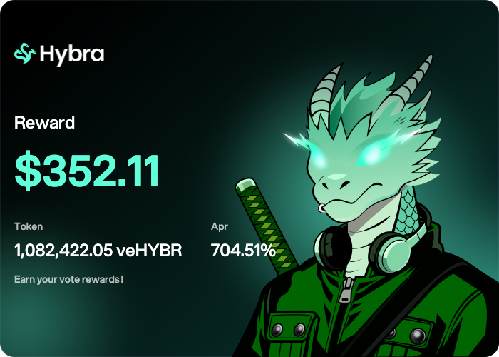👀 I am earning 704.51% APR with the 1mil+ veHYBR I got from <a href="/HybraFinance/">Hybra Finance</a> Season 0 airdrop.

I am also earning LP fee and 5x of Season 1 points by staking on V4 LP.

Are you still fading?

Don't miss out the next airdrop.

Link:
hybra.finance/?code=boost