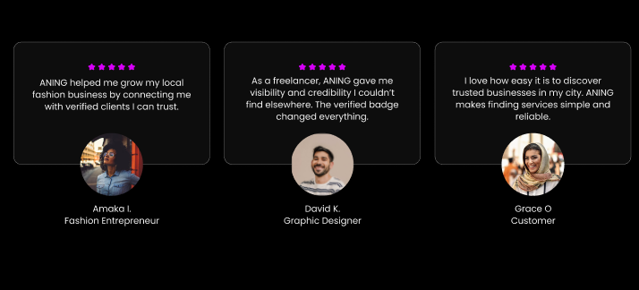 zentrix_lab's tweet photo. ANING Feature - Smart Reviews.
Reviews that actually help. No fake ratings.
What feature should we reveal next?
#ANING #ZentrixLab #Launchingsoon https://t.co/sqxJsKiXf2