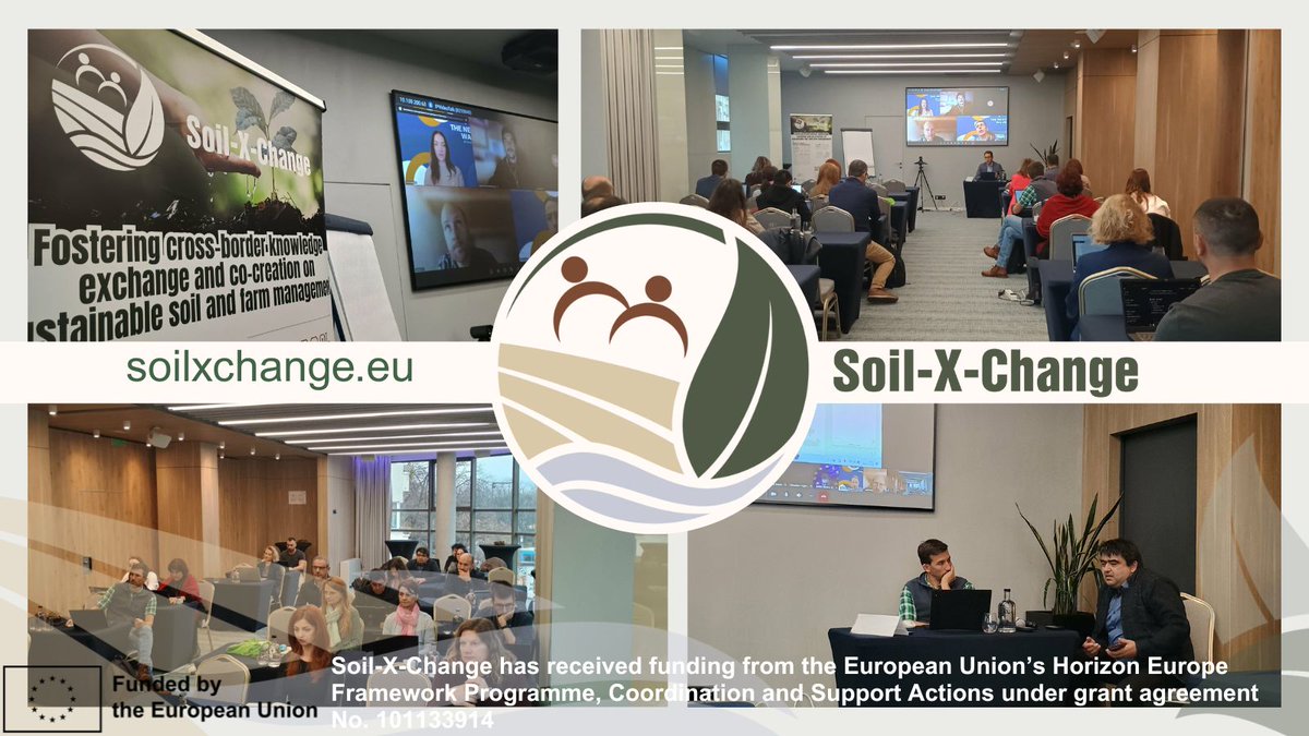✨ Soil-X-Change General Assembly took place in Sofia!
It brought 🔗 partners from across EU for a productive meeting focused on project progress.
On the eve of World Soil Day, we set our roadmap for next year: demos, meetings, info materials &amp; much more.
Thanks to all! 🌱✨