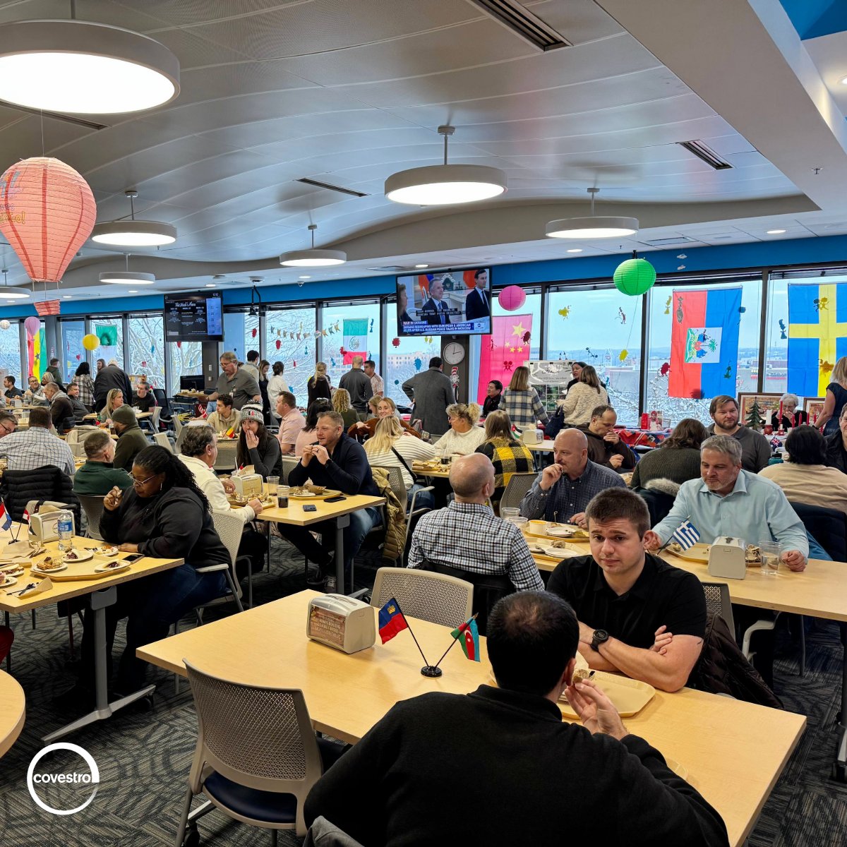 🌍 Have you ever traveled the world in one day? Our International Day celebration was a whirlwind of global cultures! From Haiti to China, Italy to Mexico, our employee resource groups brought the world to life with booths showcasing foods and traditions. #LifeAtCovestro