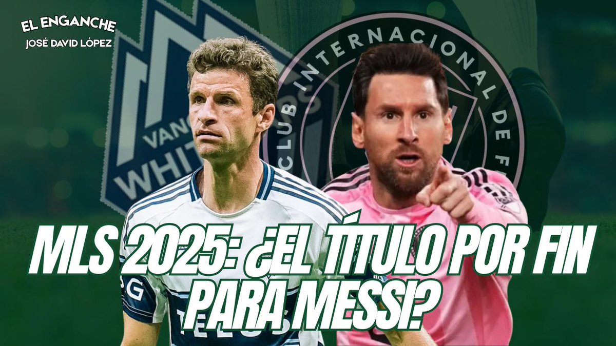 El sábado se juega la FINAL #MLS 🇺🇸⚽️

#InterMiami 🩷 Vs #Vancouver 🔵
#Messi 🇦🇷 Vs #Muller 🇩🇪

Y he disfrutado mucho invitando a <a href="/elenganche/">El Enganche</a> YouTube a un analista con el que pasaría horas hablando de fútbol, <a href="/Jaimefmacias/">Jaime F. Macias</a> (comentarista MLS en Apple)

➡️ youtube.com/watch?v=XiAT1A…