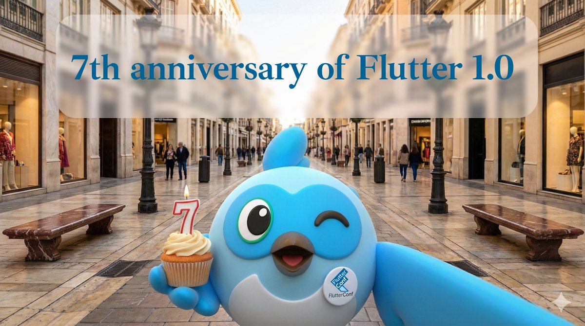 FlutterConf 💙 tweet media
