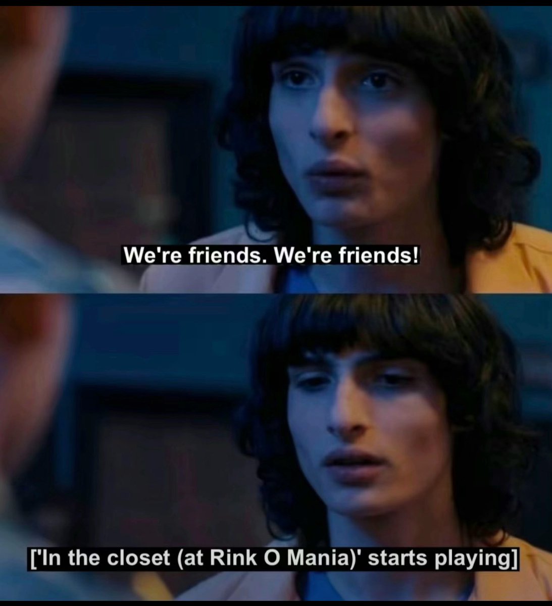 "mike is straight"
Ok does he know that?