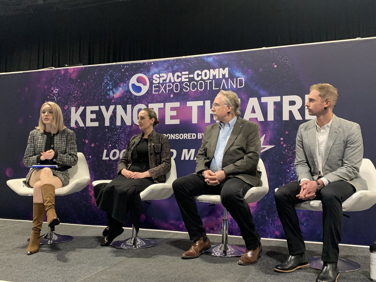 What a great afternoon at #SpaceCommScotland in Glasgow! 🚀

I had the pleasure of joining the panel on #spacecommercialisation. We discussed the critical role of team, focus and customers.

Huge thanks to Daria Filichkina, John Cook, &amp; Chris Beckman.